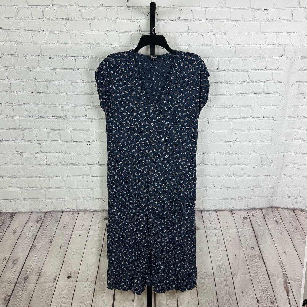 Madewell Easy Midi Dress in Spring Fling Floral Size XS - Picture 2 of 8
